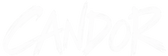 Candor distressed brush-lettered wordmark
