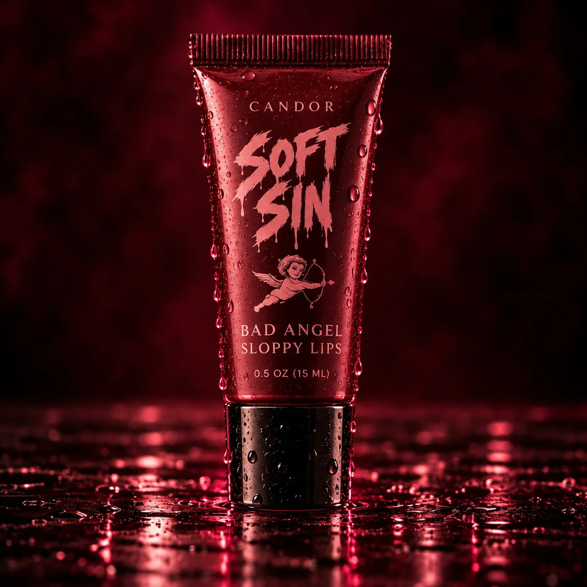 Bad Angel — Sloppy Lips — Soft Sin by Candor concept packaging; refer to the product description for size.