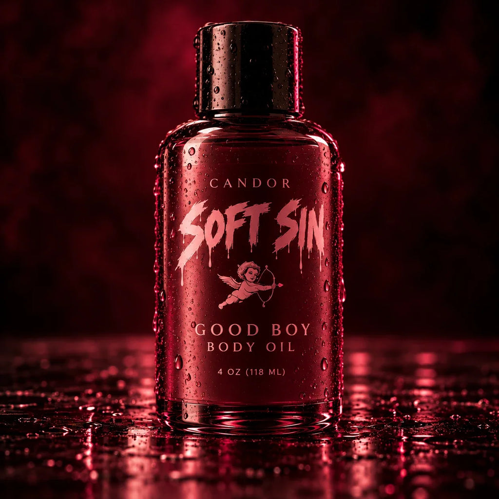 Soft Sin bundle — oil concept packaging; refer to product descriptions for actual sizes.